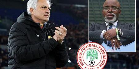 Jose Mourinho 'has held talks about becoming the next NIGERIA boss' ahead of AFCON, despite only joining Roma in the summer... as the country's president says they want a 'top coach' who is 'hungry to win trophies' 