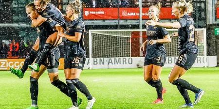 Ajax Women 0-1 Arsenal Women: Vivianne Miedema sends Arsenal through to the Champions League group stage... as the Gunners fend off the Dutch giants 3-2 on aggregate to become second WSL side to qualify