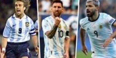 Messi, Batistuta & Crespo all-time leading Argentina goalscorers