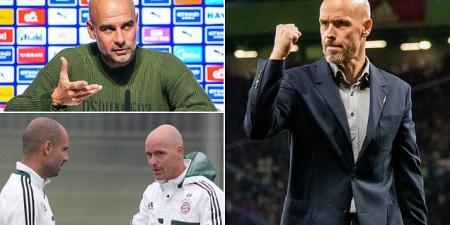 'When you don't win, you're in trouble': Pep Guardiola warns Erik ten Hag the only way he'll survive at Man United is by being successful as the former Bayern Munich colleagues prepare to go head-to-head for the first time  