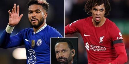 'Reece is ahead right now… defensively he is notch up': Chelsea star James is BETTER than Trent Alexander-Arnold, insists Rio Ferdinand, after he scored and assisted against AC Milan and kept Rafael Leao quiet 