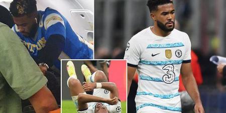 PICTURED: £250k-a-week Chelsea star Reece James boards a £29 EasyJet flight home after a day off in Italy celebrating their win over AC Milan... and even splashes out £11 on extra legroom for his injured knee!