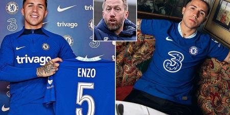 Enzo Fernandez 'CAN play for Chelsea in their Premier League clash with Fulham this evening', as the new £107m signing's paperwork has finally been completed