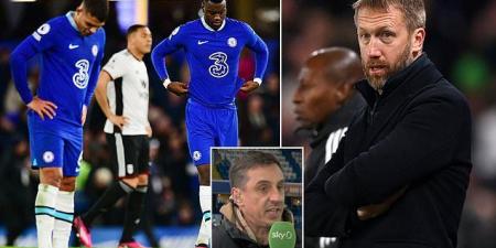 Gary Neville calls for patience to let Graham Potter develop Chelsea's new all-star cast as the Blues are left frustrated in 'toothless' goalless draw against Fulham despite debut of £107m record signing Enzo Fernandez