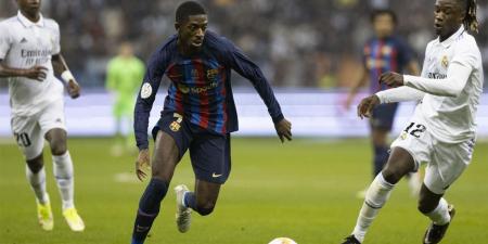 Ousmane Dembele getting back into shape on day off