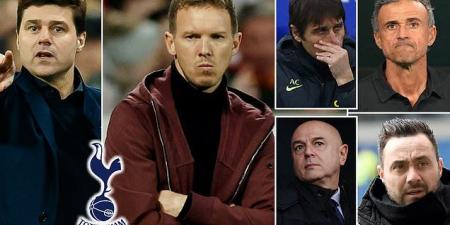Tottenham's 'win now' strategy of hiring high-profile managers has FAILED miserably with Conte the latest big name to get the boot... Spurs need a long-term rebuild under the right coach - like Arsenal - to take them forward - but who is the right choice?