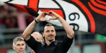Zlatan Ibrahimovic's tears of joy while giving his retiring speech at AC Milan "It's time to say goodbye to soccer"