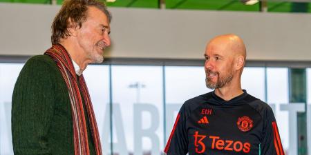 Erik ten Hag insists he 'doesn't care' about job speculation amid claims Sir Jim Ratcliffe wants a new Man United boss... as the Dutchman insists the co-owner and Ineos 'believe in me'