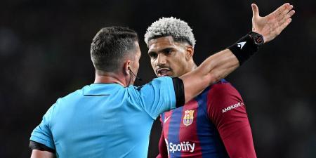 Ronald Araujo offers blunt response to Ilkay Gunogan's criticism that his red card against PSG fuelled Champions League exit... amid toxic Barcelona dressing room split