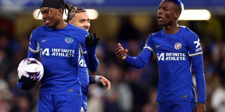 Chelsea is a 'CESSPIT of over-inflated egos', claims Chris Sutton on It's All Kicking Off... Noni Madueke and Nicolas Jackson's penalty scrap shows the Blues are a 'team in name only'