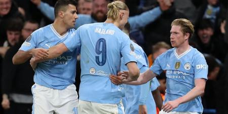 THREE Man City players make SofaScore's best XI of the Champions League quarter-finals despite their elimination at the hands of Real Madrid... but which star got the highest mark of the round?
