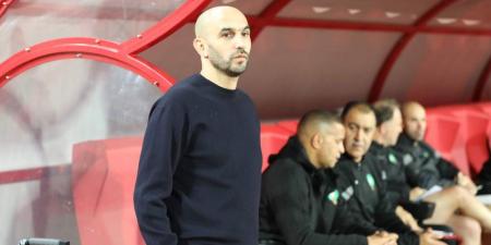 الركراكي: "تركيزي حالياً مُنصبٌّ على المنتخب المغربي وطموحي التدريب في أوروبا"