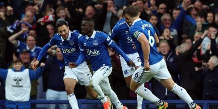 Everton 1-0 Brentford: Idrissa Gueye goal seals Toffees' Premier League safety as Sean Dyche makes it three wins in a week with victory over Bees
