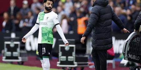 Jurgen Klopp offers curt response when questioned about sideline spat with Mohamed Salah during draw at West Ham... as the furious forward warns 'If I speak, there will be fire!'