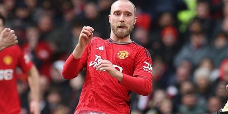 Christian Eriksen is left frustrated by Man United's failure to hold on to victory against Burnley - but insists Erik ten Hag's under-fire players are 'trying their best'