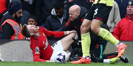 Scott McTominay offers injury update after the Manchester United midfielder was forced off after coming on as a sub in the club's 1-1 draw with Burnley