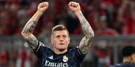 Fans notice Toni Kroos told Vinicius Jr where to run for Real Madrid's opener at Bayern Munich - with one hailing the German's 'football IQ' against his former team