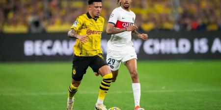 Jadon Sancho highlights package from his virtuoso display against PSG shows Man United what they're missing after Borussia Dortmund winger stole the show in Champions League semi-final