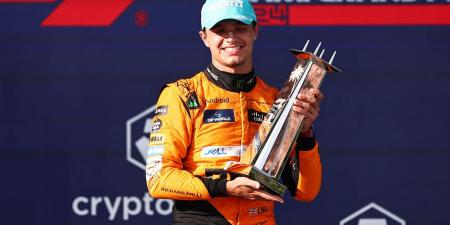 History in the making as Brit driver Lando Norris, nails first F1 win