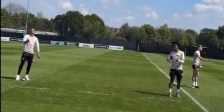 Arsenal fans convinced their Premier League hopes are OVER after hilarious footage shows Fulham players flying kites at training ahead of their clash against Man City this weekend