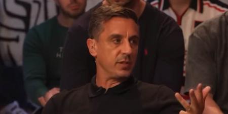 Jamie Carragher teases Gary Neville after Man United's defeat by Crystal Palace - as ex-Red Devils' defender's old comments comparing Erik ten Hag's midfield to Liverpool's re-surface... and have NOT aged well!