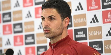 Mikel Arteta claims his 'brain is telling him' Arsenal will lift the Premier League trophy on the final day of the season... as he praises kite-flying Fulham for important 'team bonding' exercise ahead of Man City test
