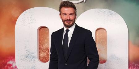 David Beckham looks dapper in a black suit as joins former Man United teammates at 99 documentary premiere - but where's Victoria?