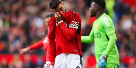 Bruno Fernandes' absence during Man United's thumping 4-0 defeat at Crystal Palace was their 63rd separate injury or illness this season... here's how INEOS plan to end the crisis