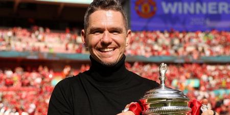 Marc Skinner retains an air of defiance after winning the FA Cup with Man United amid uncertainty over his future... while Sir Jim Ratcliffe was a notable omission at Wembley by choosing to prioritise the men's team, writes KATHRYN BATTE