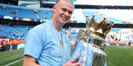Erling Haaland pokes fun at Arsenal fan KSI by telling him to 'enjoy this bottle' in online video as Man City beat the Gunners to the Premier League title