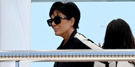 Kris Jenner and boyfriend Corey Gamble among the celebrities onboard $300m luxury yacht targeted by vandals protesting climate change in Barcelona