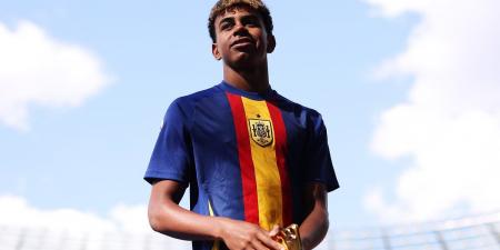 Spanish wonderkid Lamine Yamal becomes the YOUNGEST player in history to feature at the European Championships.... as he's picked to start against Croatia in Germany