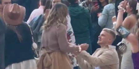 Real life Love Story! Boyfriend proposes to his girlfriend at Taylor Swift's Eras Tour in Liverpool in adorable moment caught on camera