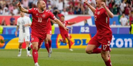 موعد مباراة الدنمارك ضد صربيا في يورو 2024 والقناة الناقلة والمعلق
