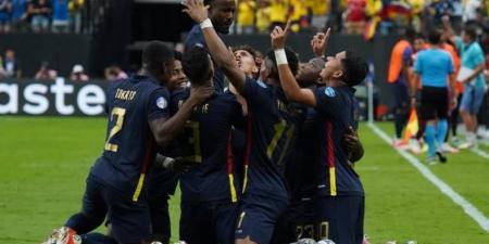 نجم منتخب الإكوادور يدخل تاريخ كوبا أمريكا بعد هدفه بمرمى جامايكا