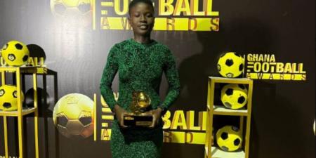 هدافة زد التاريخية تحصل على لقب أفضل لاعبة كرة قدم في غانا 2024