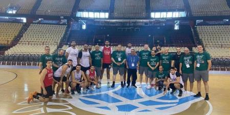 منتخب السلة يختتم استعداداته لمواجهة الدومنيكان على صالة" بيرايوس"