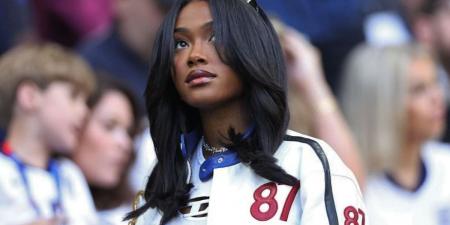 Bukayo Saka's girlfriend Tolami Benson is dubbed 'WAG of the season' thanks to her glamorous looks watching the Three Lions - as fans declare she's the team's 'best player' and 'the most exciting part of the game'