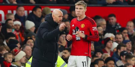 Rasmus Hojlund gives his reaction to Erik ten Hag staying at Man United as he labels one of the club's summer transfer targets a 'good' player