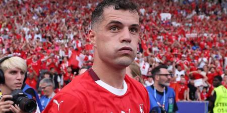 Granit Xhaka 'suffers injury scare and will undergo MRI scan' ahead of crunch Euro 2024 clash with England in major blow to Murat Yakin's side