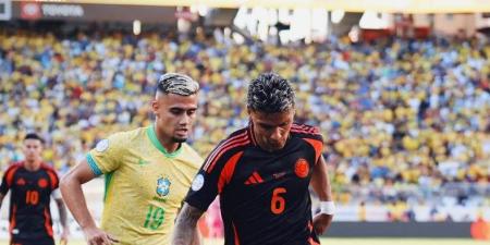 البرازيل تصطدم بأوروجواي بعد تعادل مخيب مع كولومبيا في كوبا أمريكا
