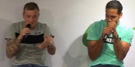 Liverpool star Virgil van Dijk is seen beatboxing while forgotten Premier League striker raps during bizarre throwback footage