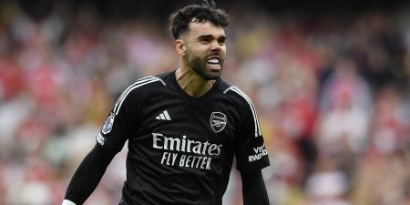 Arsenal sign David Raya permanently for £27m after his fruitful loan spell at the Emirates last season... as the club triggers option to buy their new No 1 goalkeeper from Brentford