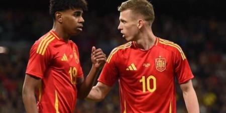 يامال يصنع وأولمو يسجل الهدف الأول لإسبانيا في مرمى ألمانيا "فيديو"
