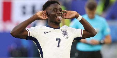 Jadon Sancho shares heartwarming message to Bukayo Saka after England star banished Euro 2020 penalty demons to take Three Lions to semi-final - as he claims 'you did it me for me and Marcus brother!'