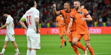 هولندا تهزم تركيا في يورو 2024 وتتأهل لنصف النهائي