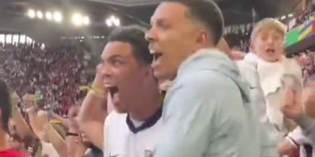 The heartwarming moment Trent Alexander-Arnold's brothers celebrate the England star's winning penalty against Switzerland to send the Three Lions through to Euro 2024 semi-finals