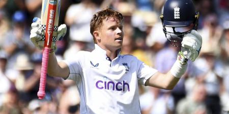 Ollie Pope thanks 'lucky charm' Aaron Ramsdale as Arsenal star watches England batsman dropped twice on way to scoring 121 runs against West Indies