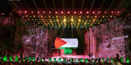 مهرجان العلمين الجديدة ينطلق برسالة حب لفلسطين في أجواء استثنائية "فيديو"
