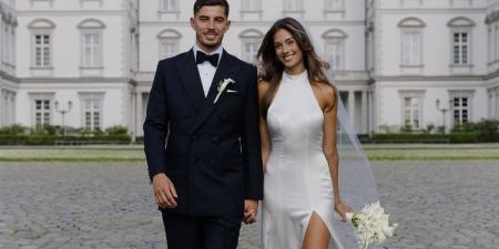 Arsenal and Germany star Kai Havertz recovers from Euro 2024 heartbreak and ties the knot with long-term model girlfriend Sophia Weber in a stunning ceremony